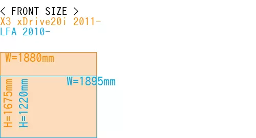 #X3 xDrive20i 2011- + LFA 2010-